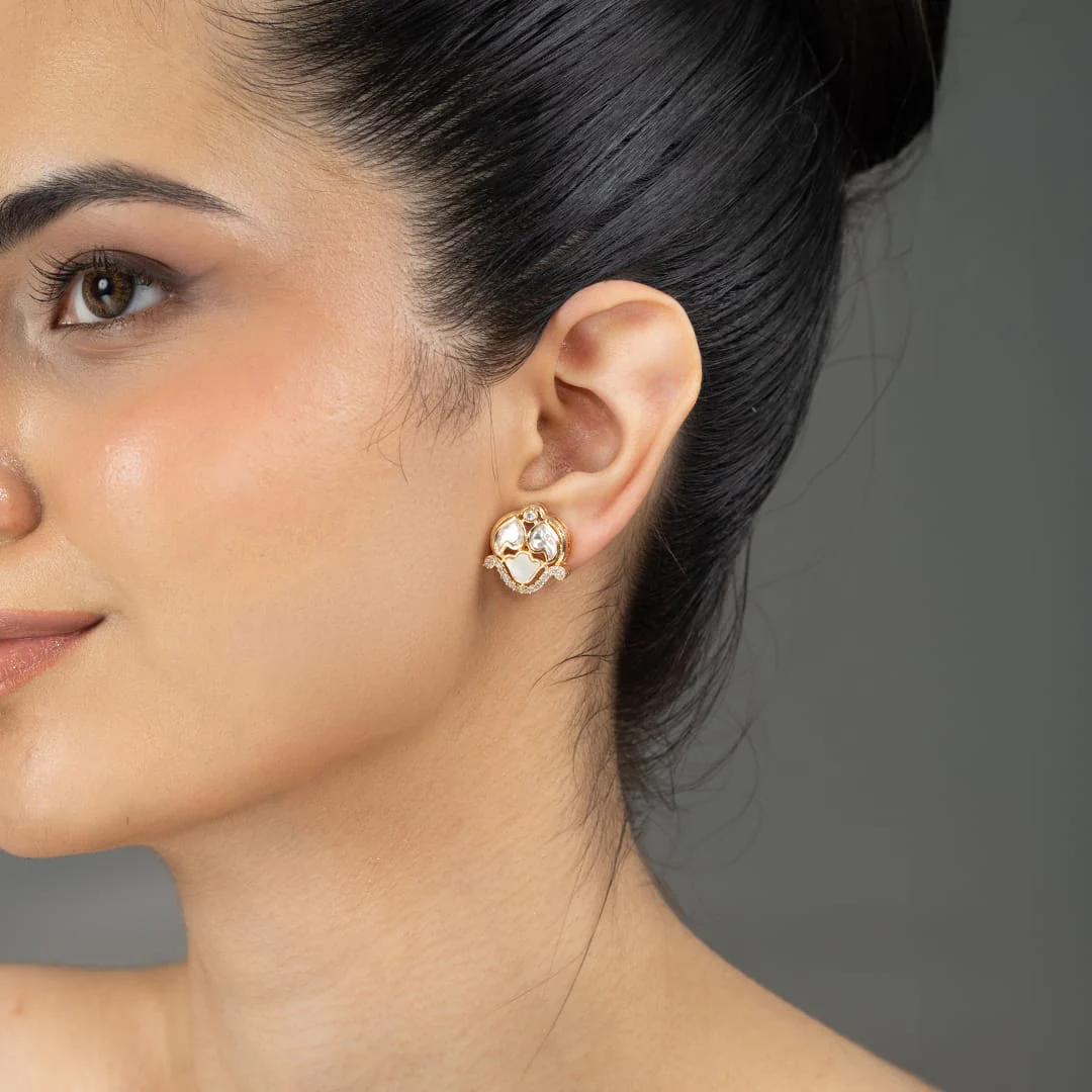 Aaira Stud Earrings - Image 2
