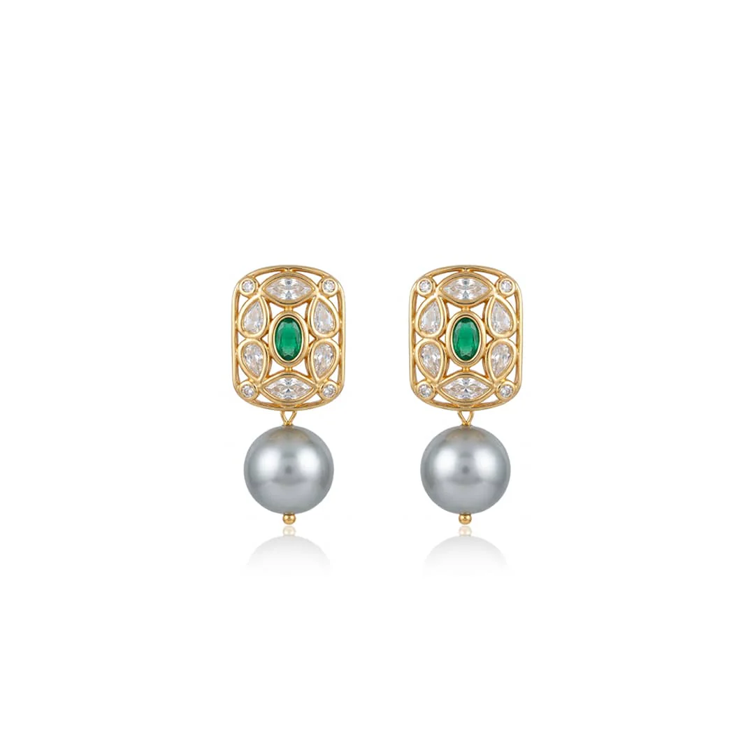 Aavya Drop Earrings - Image 3