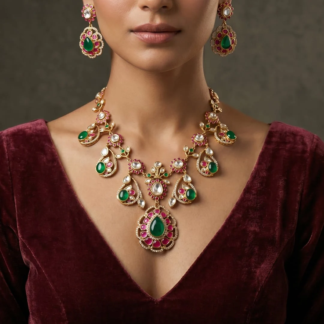 Aavya Long necklace set