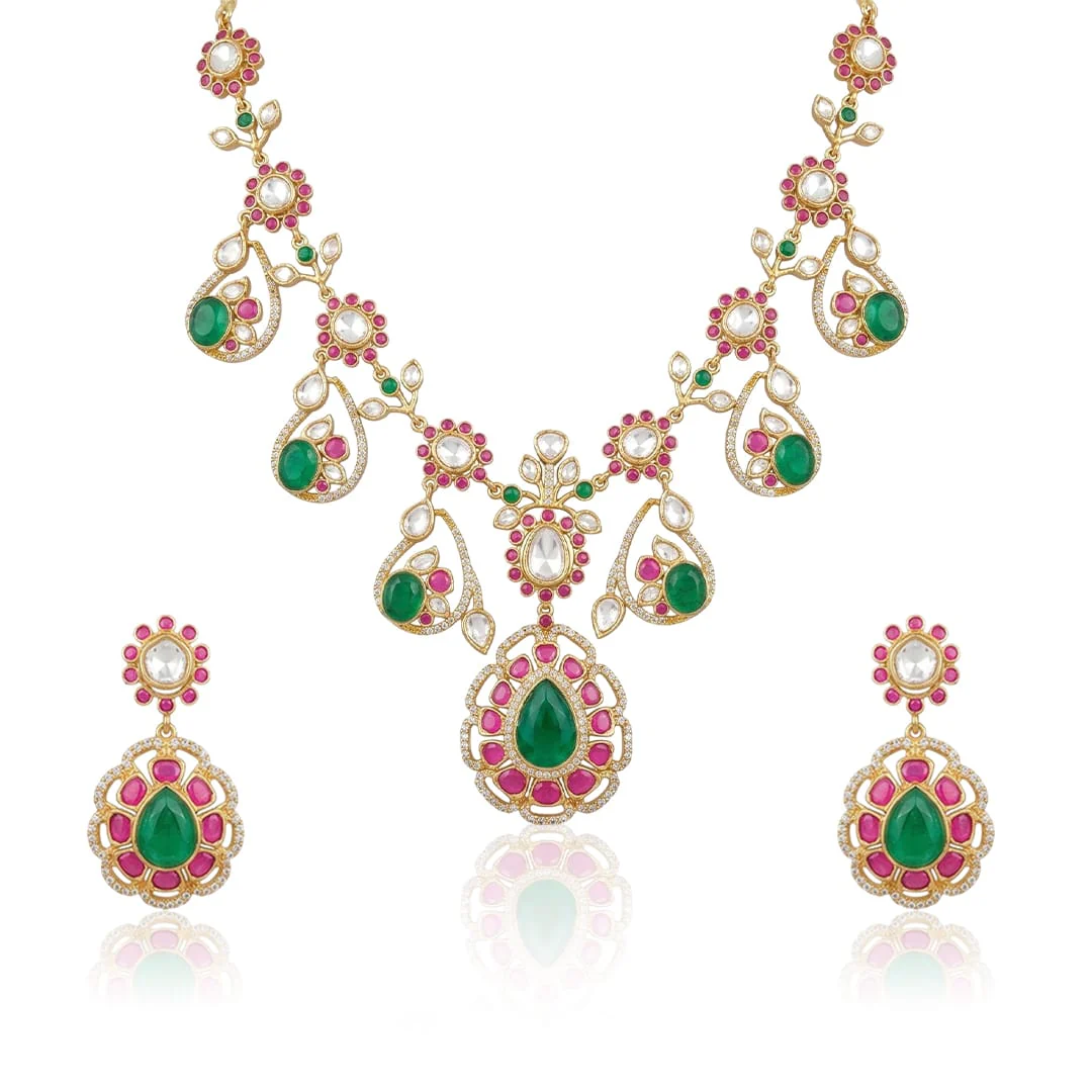 Aavya Long necklace set - Image 3