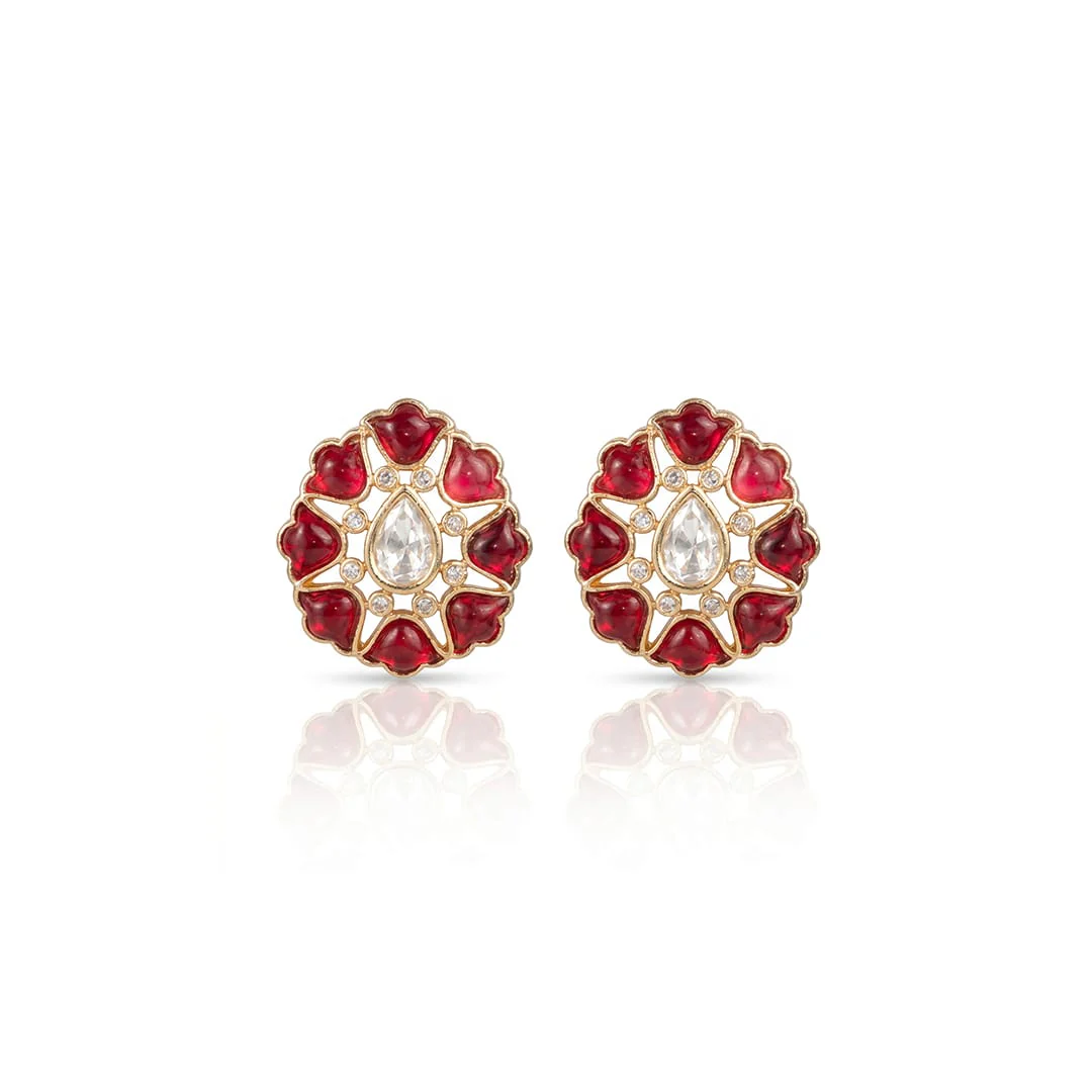 Aayana Stud Earrings - Image 2