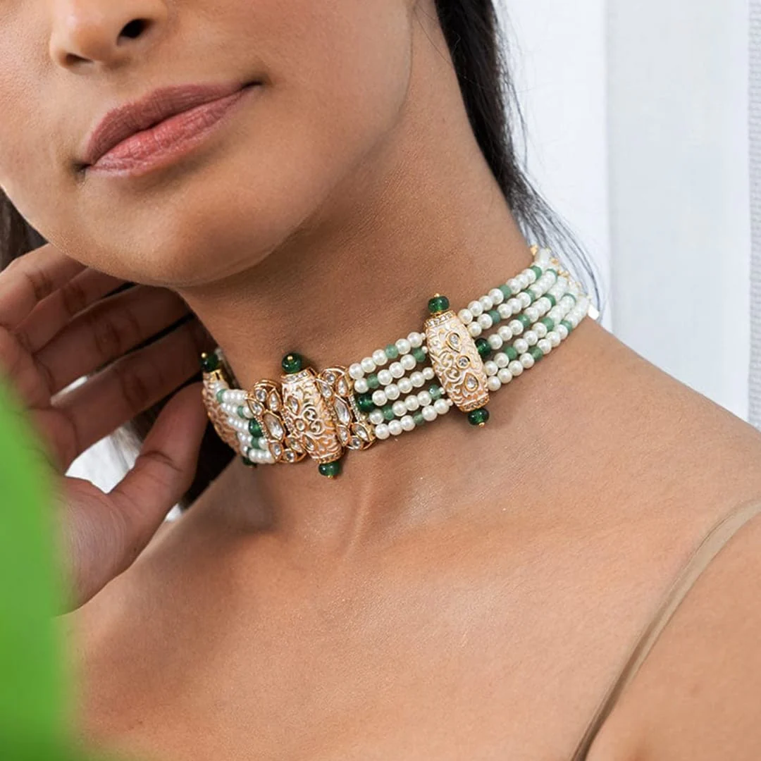 Artisan Motif Necklace Set