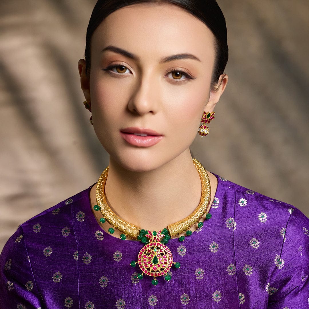 Auric Grace Royal Necklace Set - Image 2