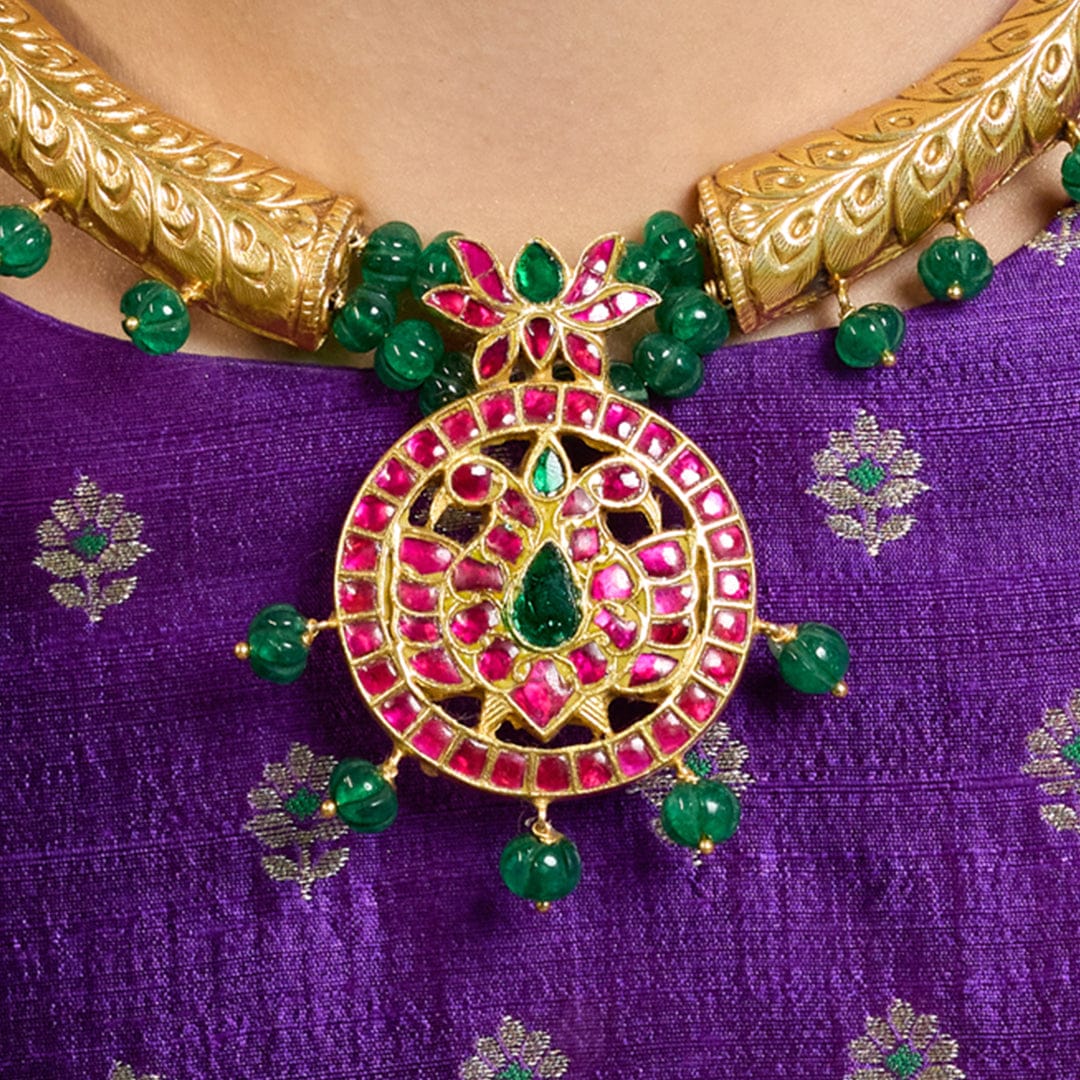Auric Grace Royal Necklace Set - Image 3
