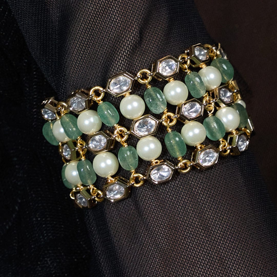 Beaded Bracelet with Pearls - Image 3
