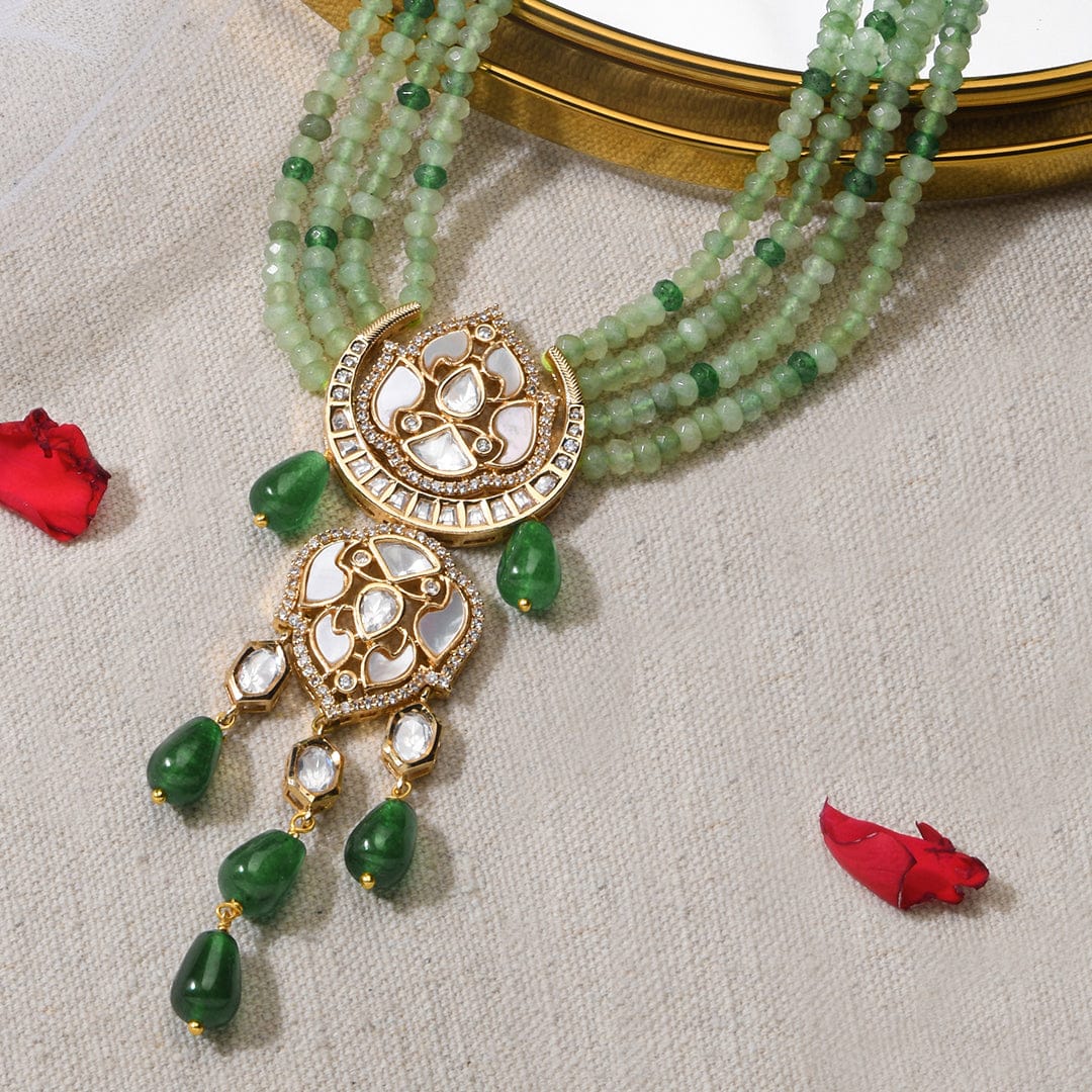 Beryllium Necklace With Earrings - Image 4