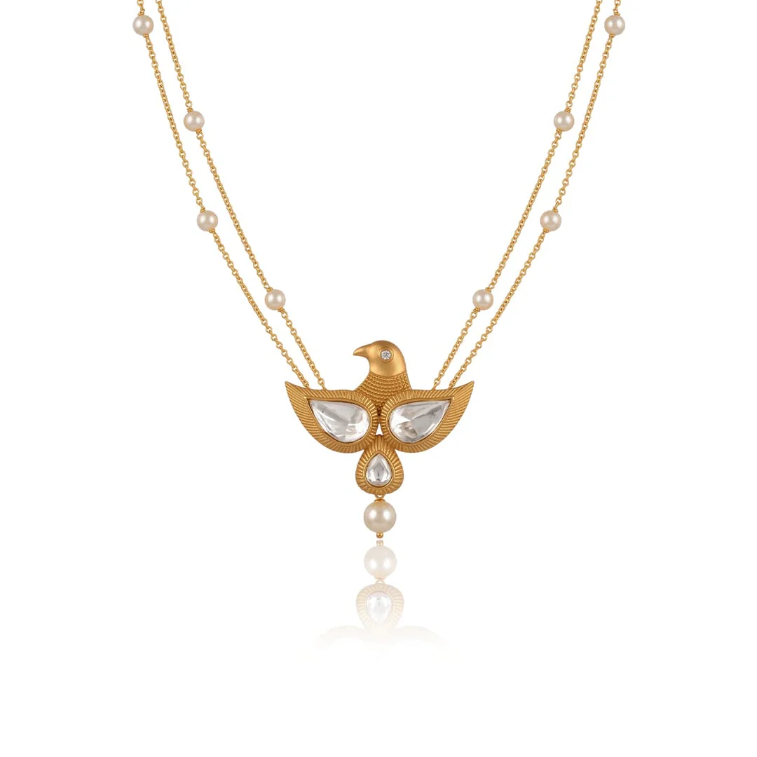 Bird Statement Necklace Set - Image 2