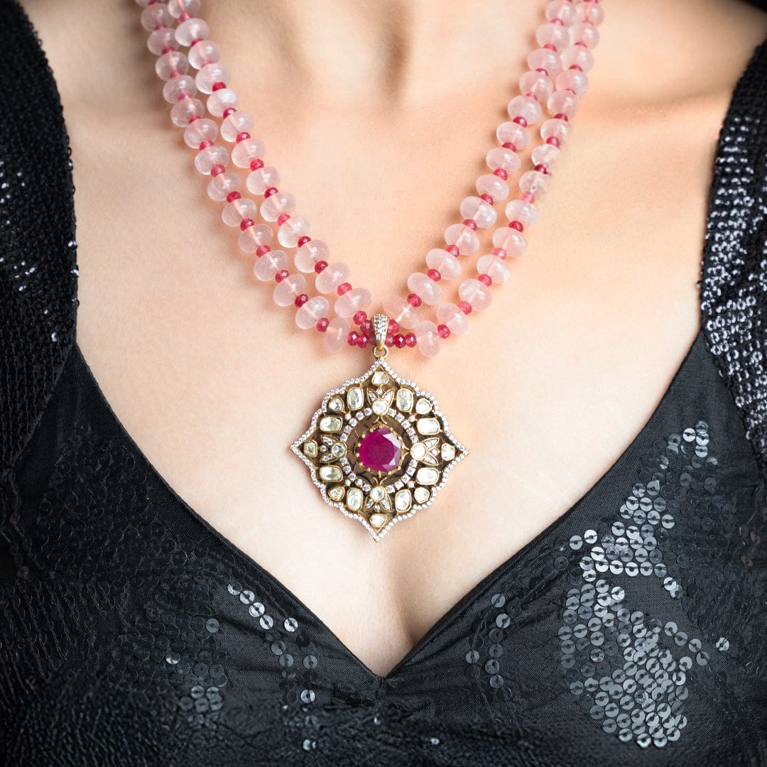 Blushing Bloom Necklace Set