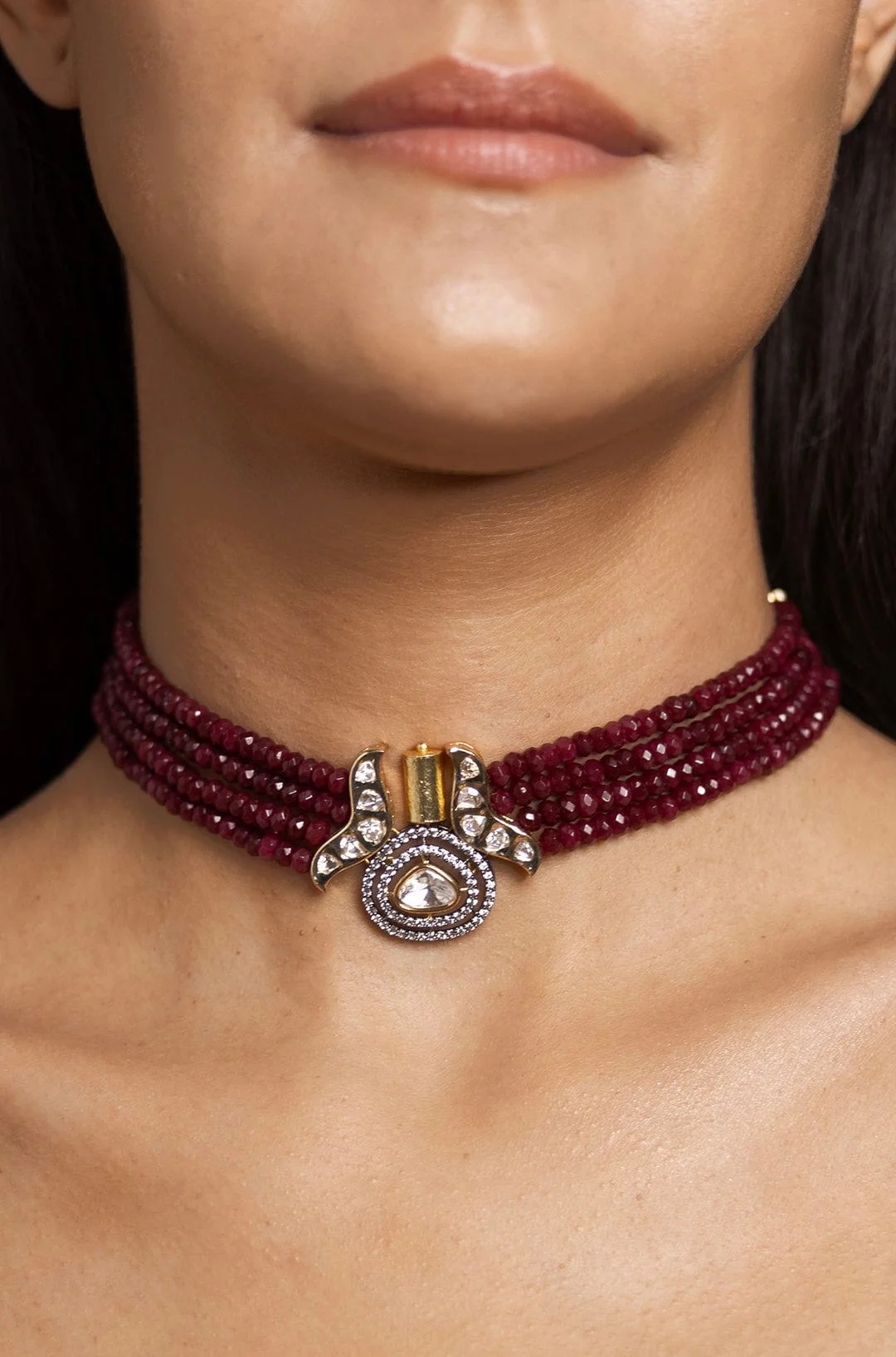 Bold Red Choker
