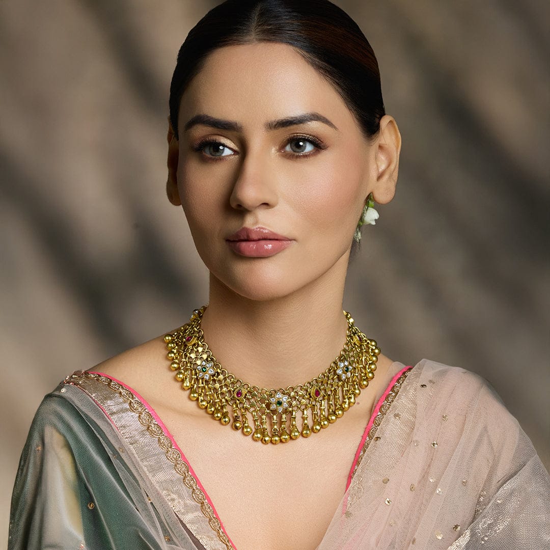 Bridal Kundan Jewelry Set - Image 3
