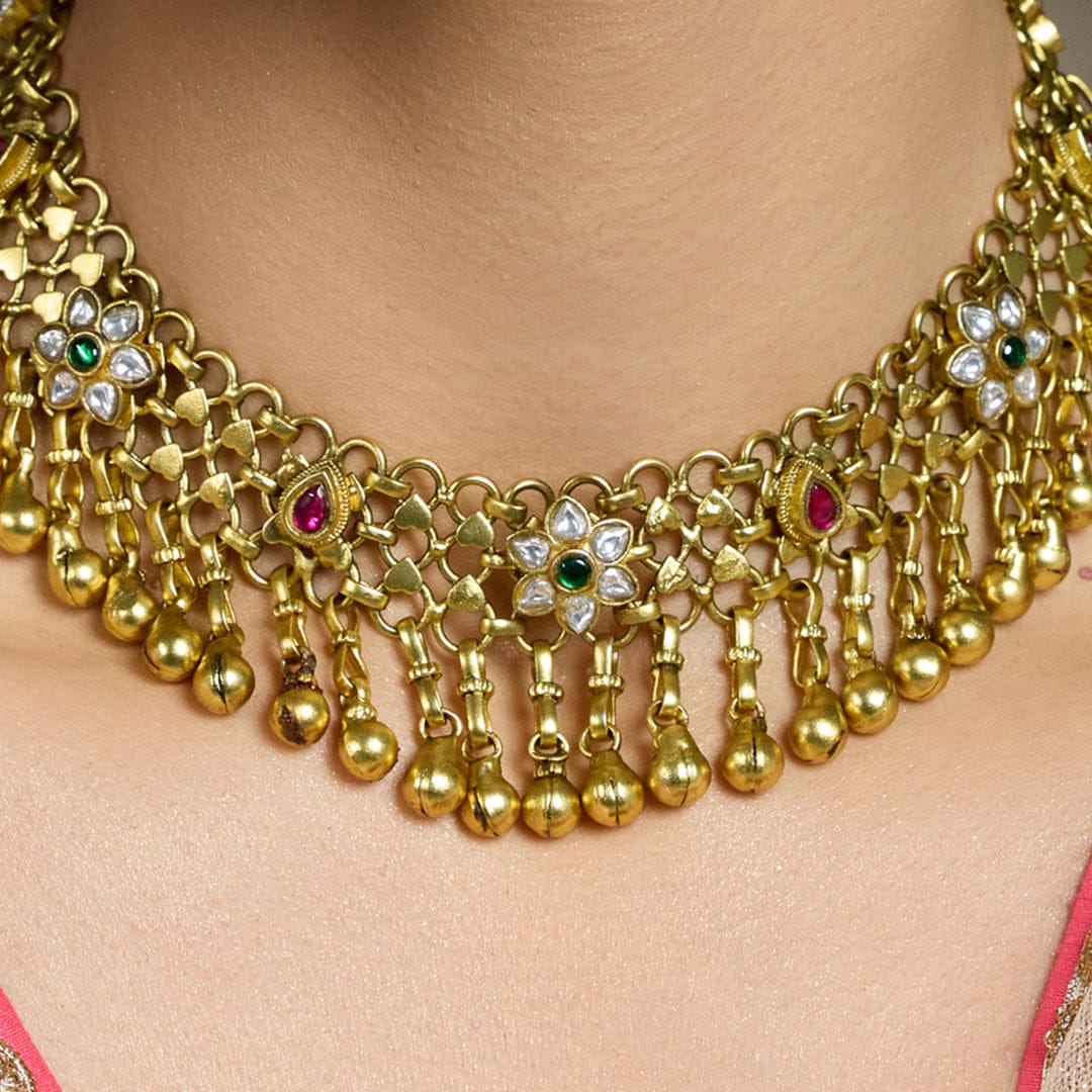 Bridal Kundan Jewelry Set - Image 4