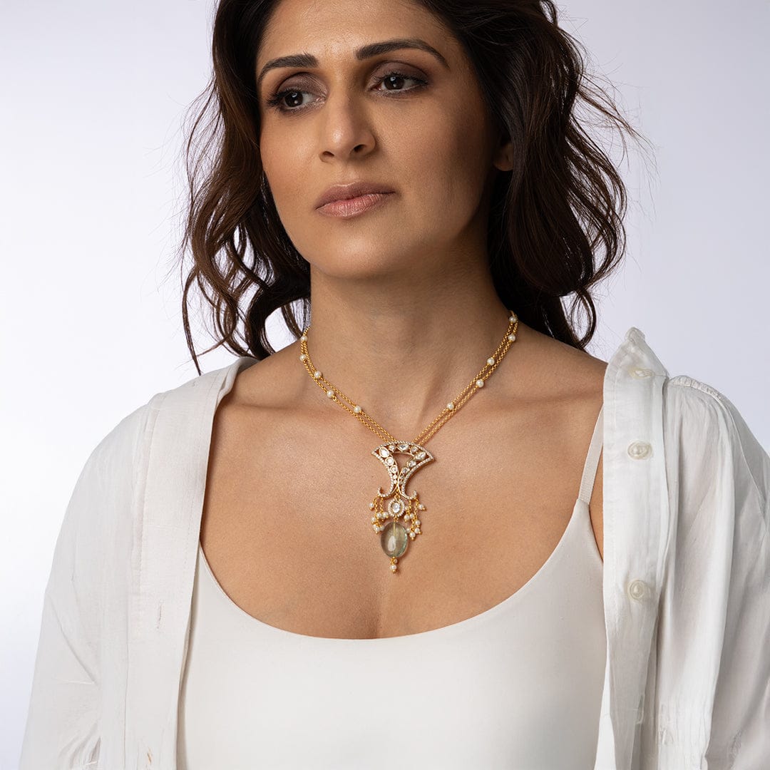 Briolette Cascade Pendant Necklace - Image 3