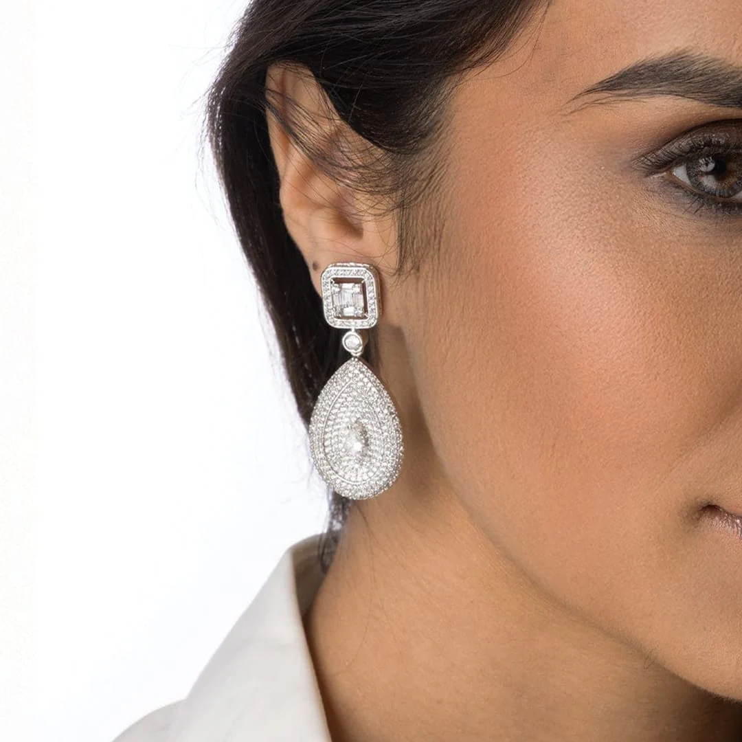Chandelier Pear Drop Earrings