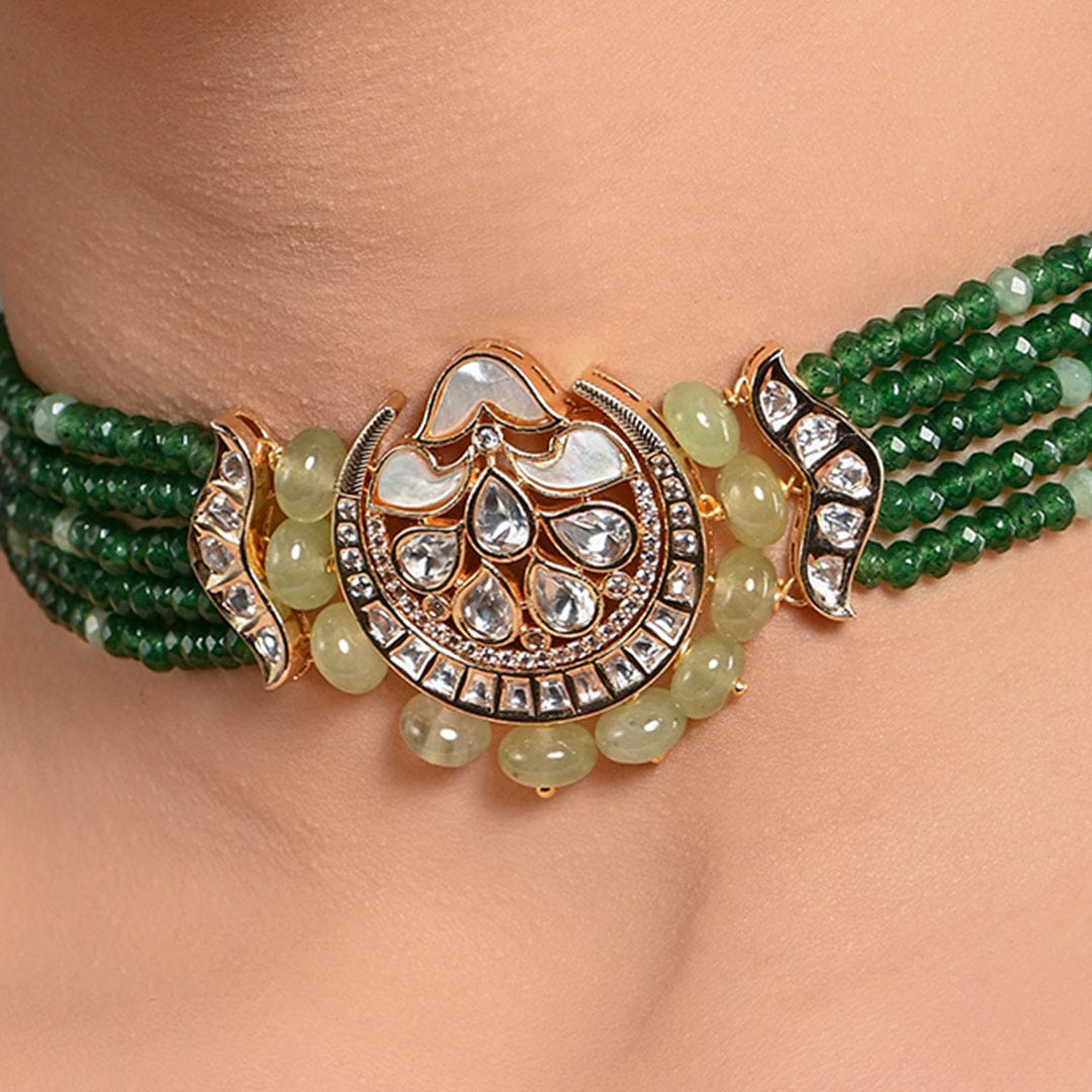 Charismatic Choker With Earrings - Image 3