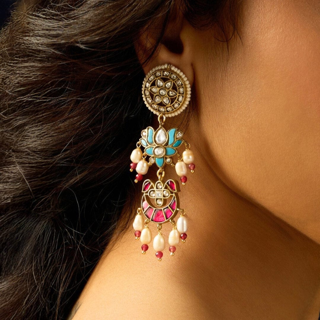 Charming Rajwadi Dangle Earring