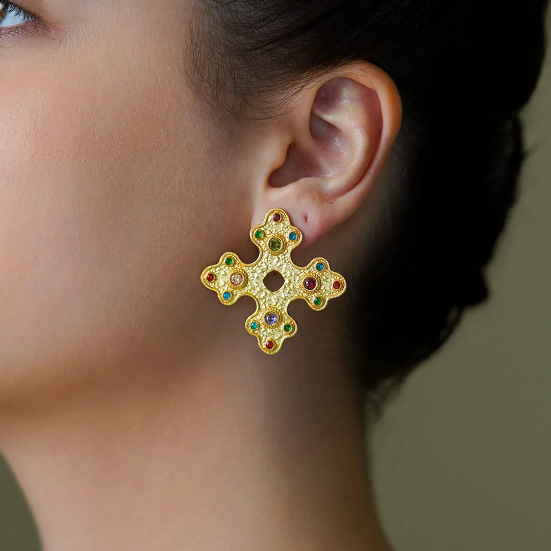 Chroma Flair Stud Earrings