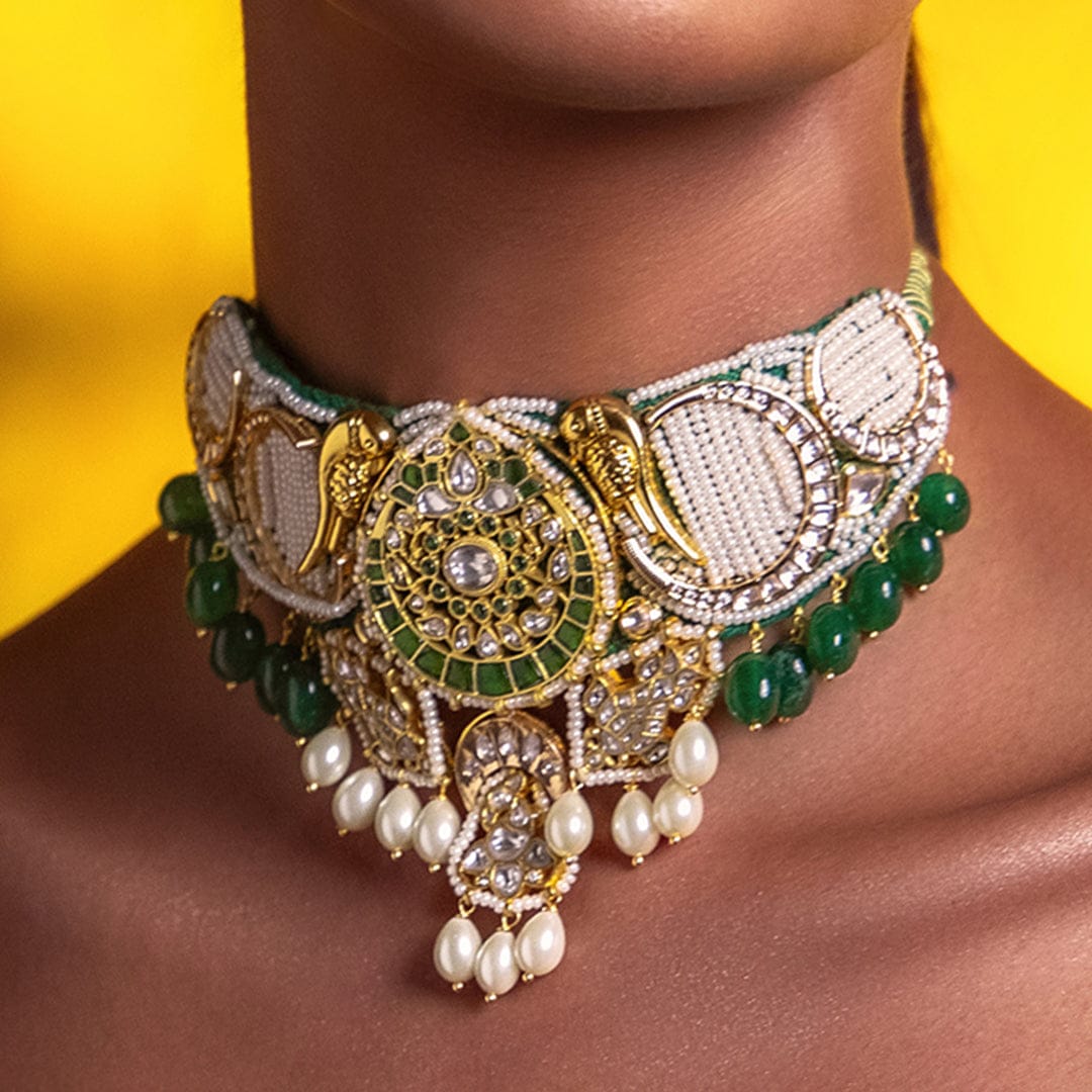 Multi Colour Evermore Pearls Choker Set - Image 5