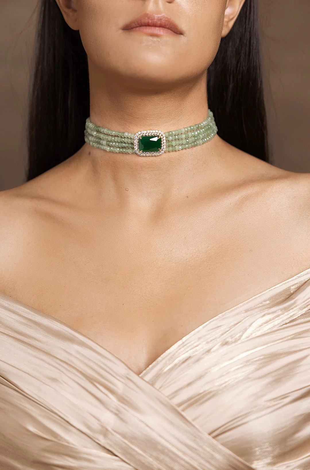 Elegant Green Choker - Image 3