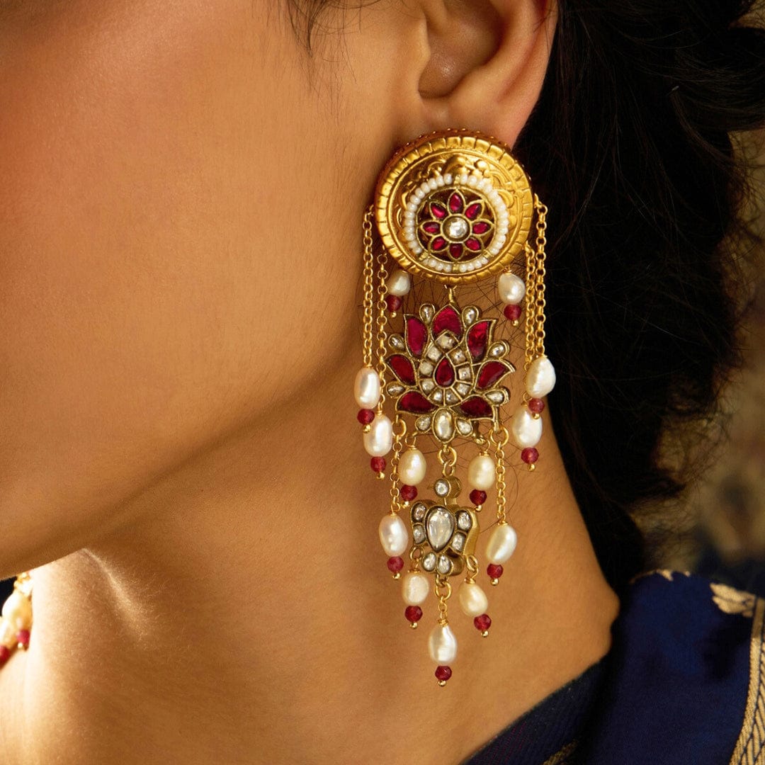 Ember Elegance Dangle Earring - Image 3