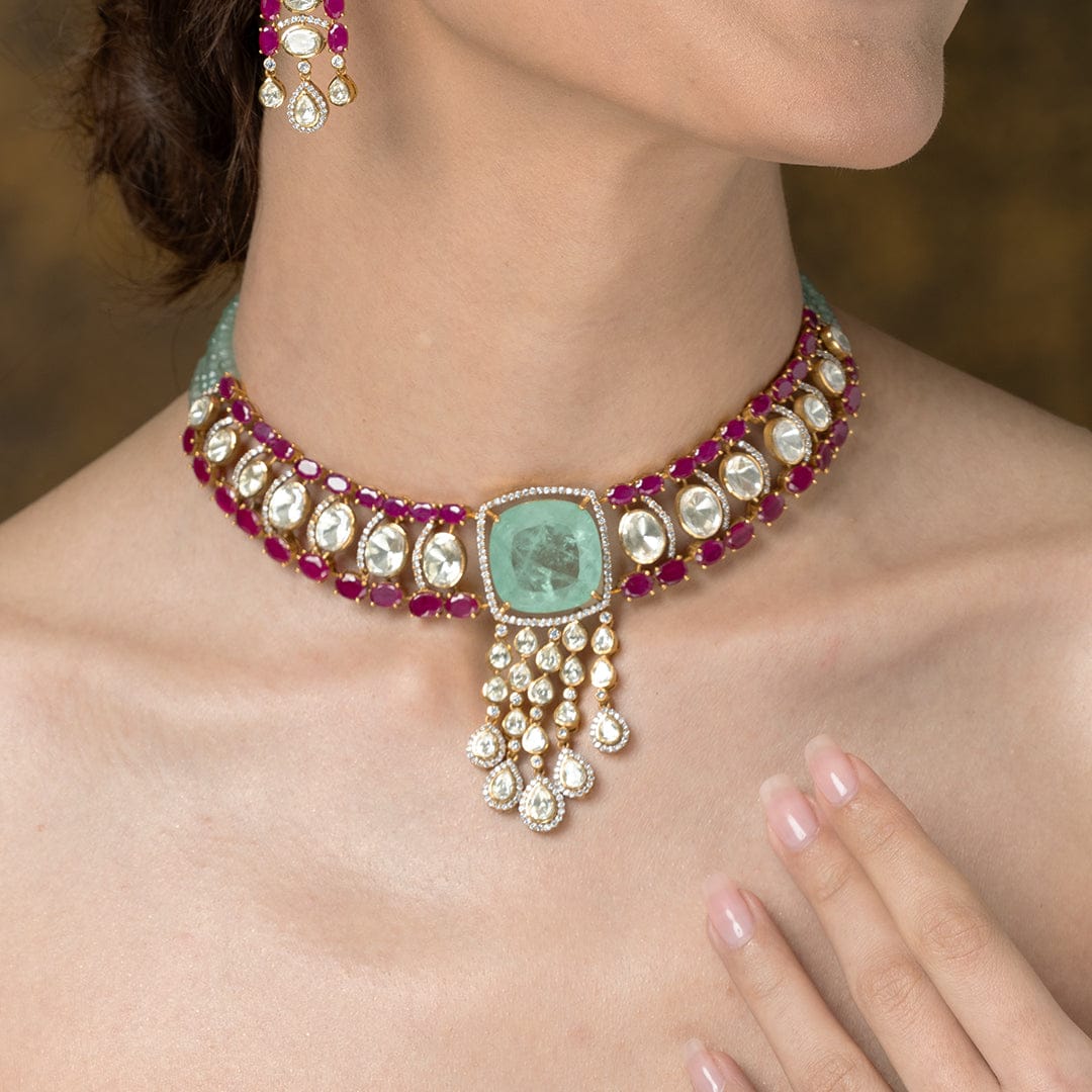 Emerald Necklace Set - Image 3