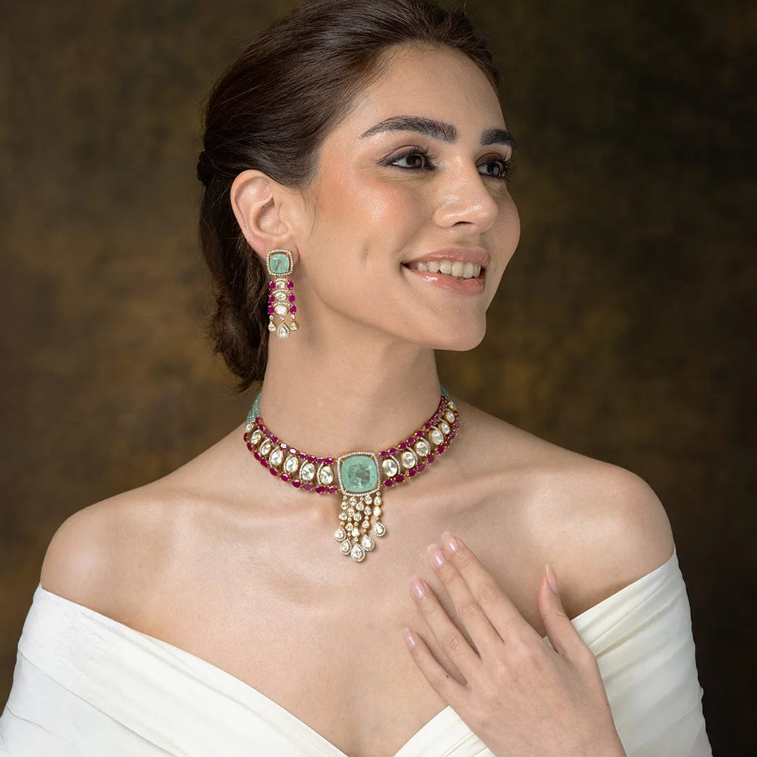 Emerald Necklace Set - Image 4