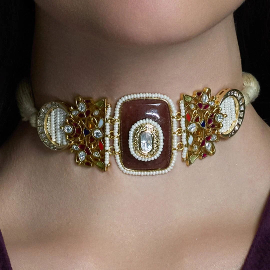 Enchanté Pearl Cascade Necklace - Image 3