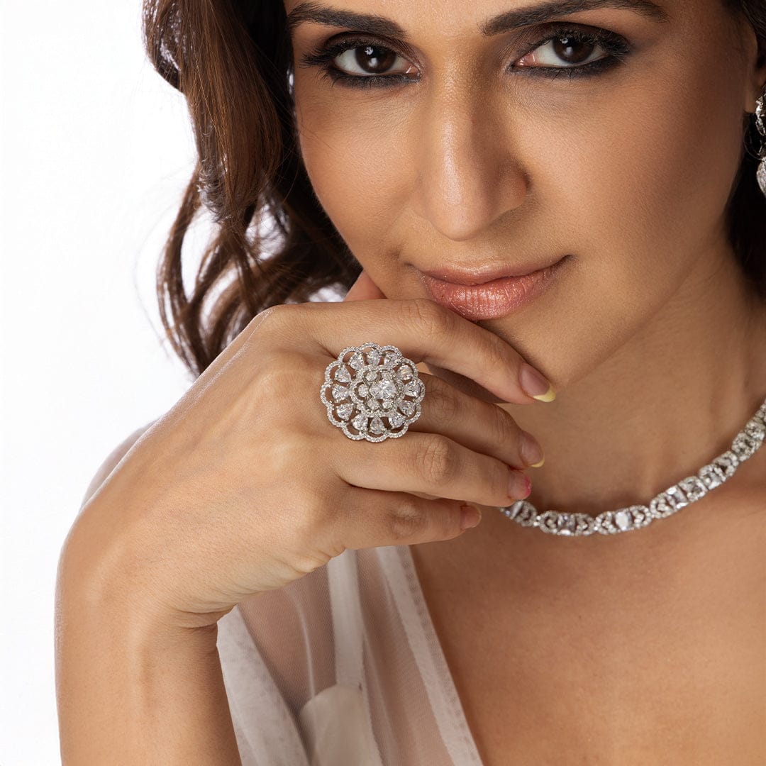 Floral Grace Ring - Image 2