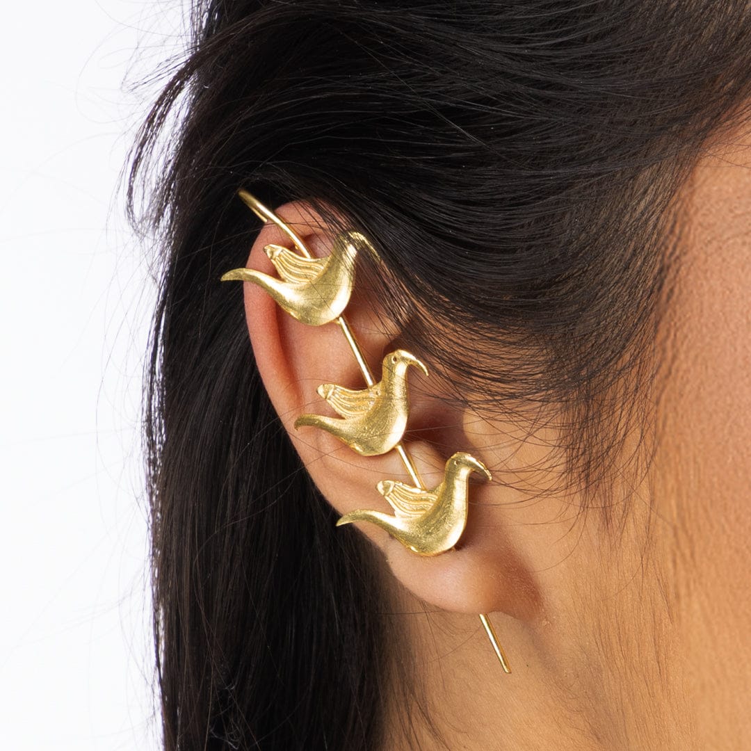 Flying Birds Earrings - Image 3