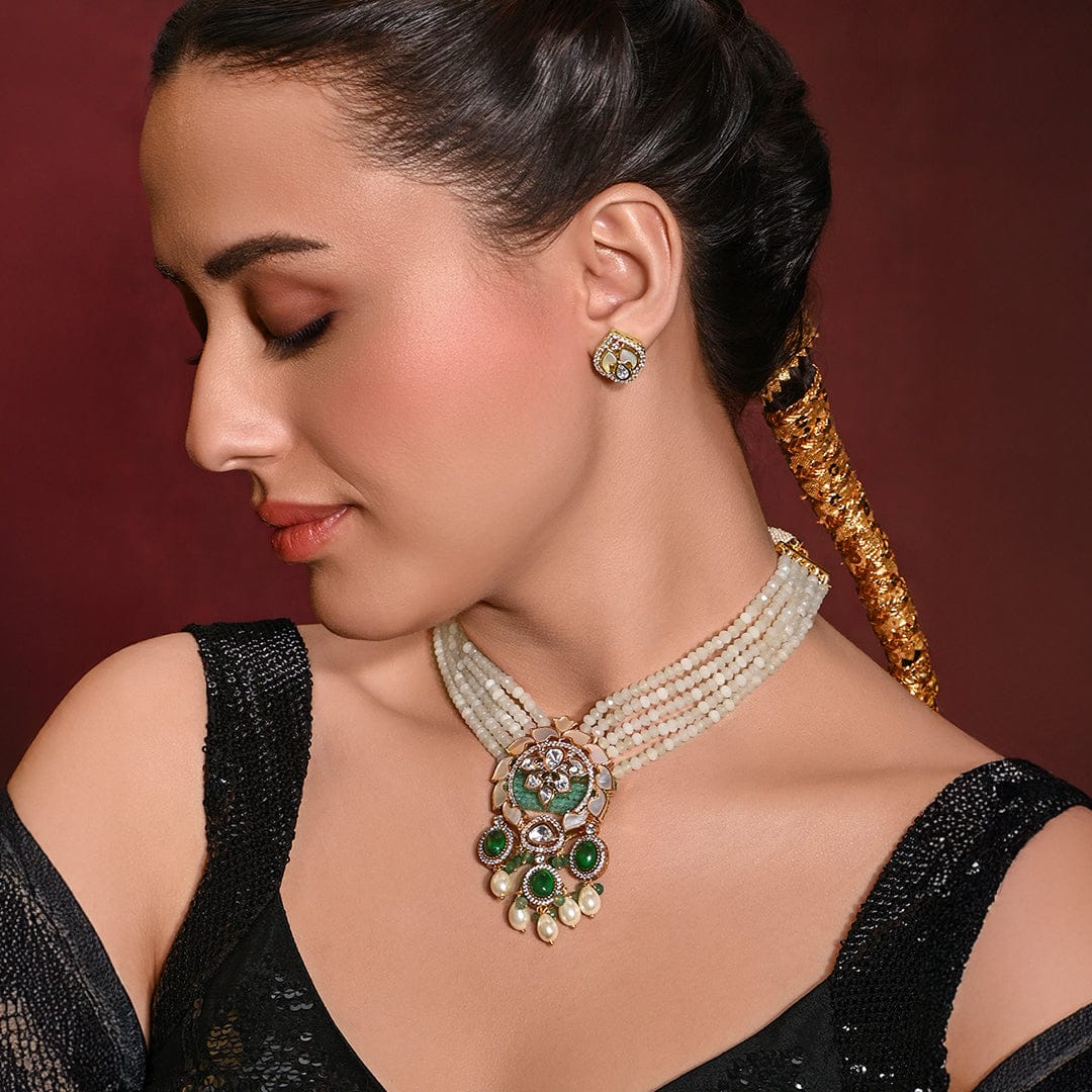 Glorious Necklace With Earrings - Image 3