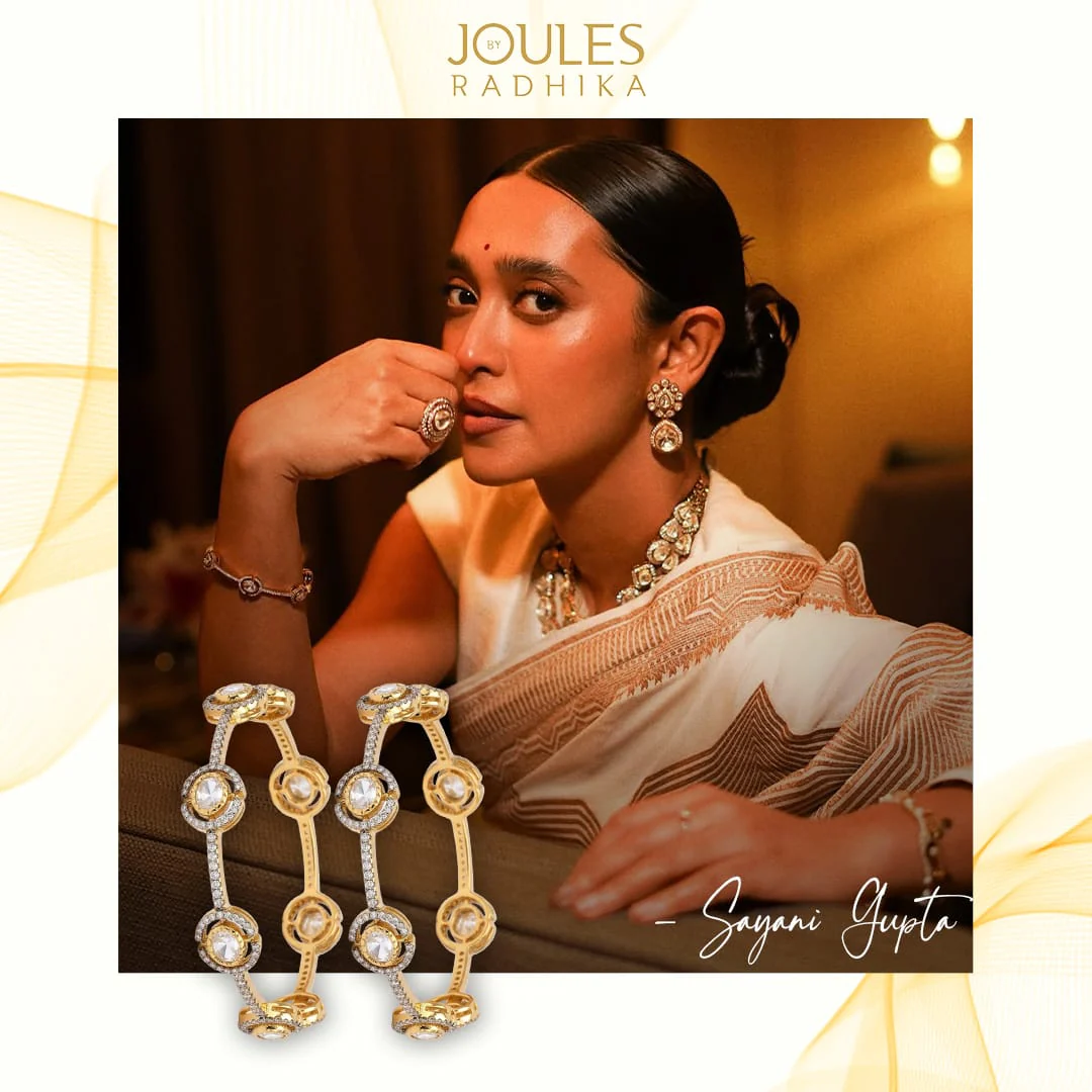 Golden Mirage Bangle Set