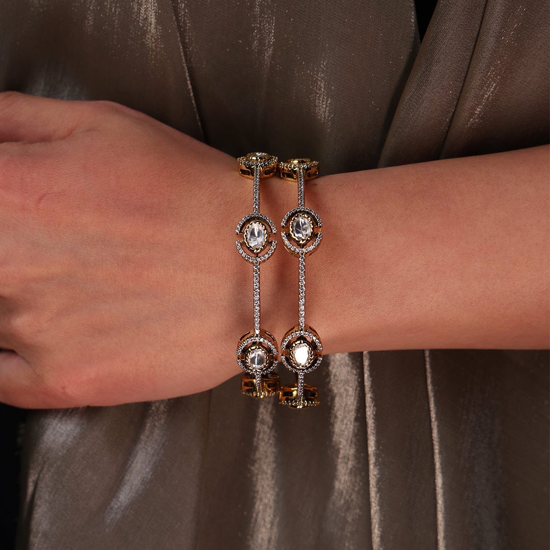 Golden Mirage Bangle Set - Image 2