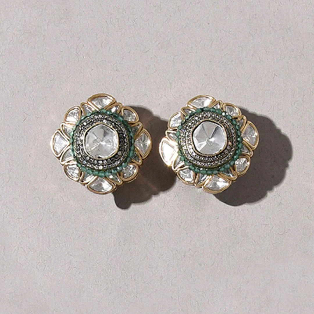Green Polki Stud - Image 3