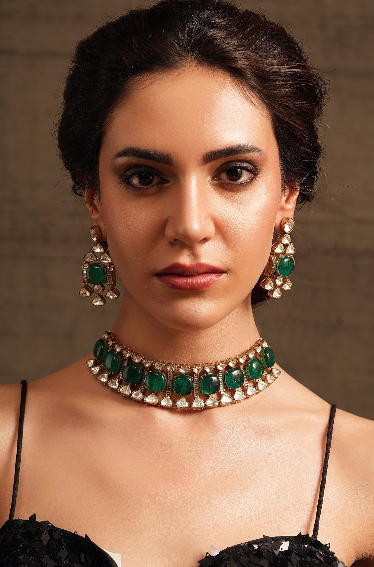 Indo Chic Green Choker Set - Image 3