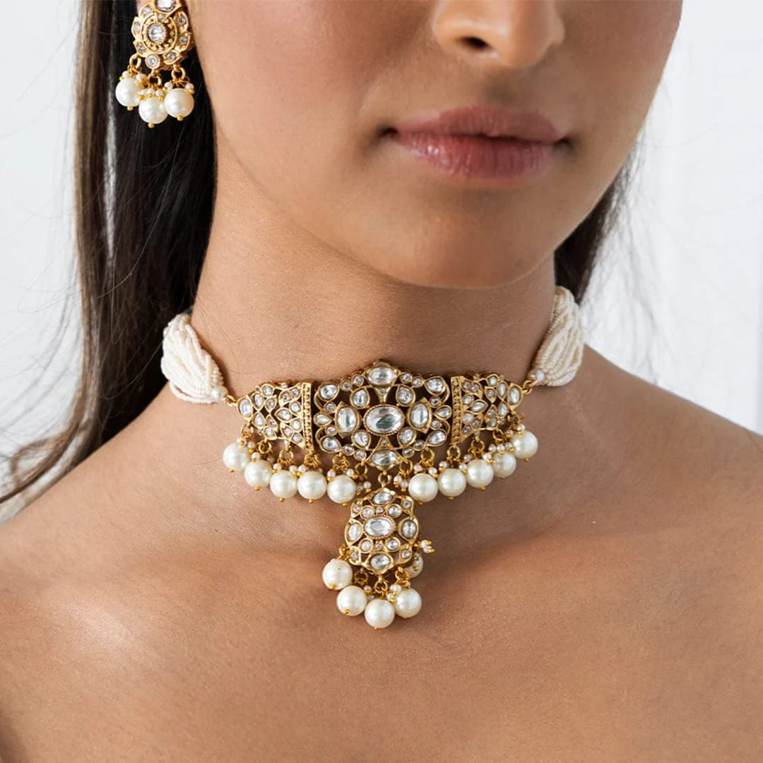 Intricate Artisan Necklace Set