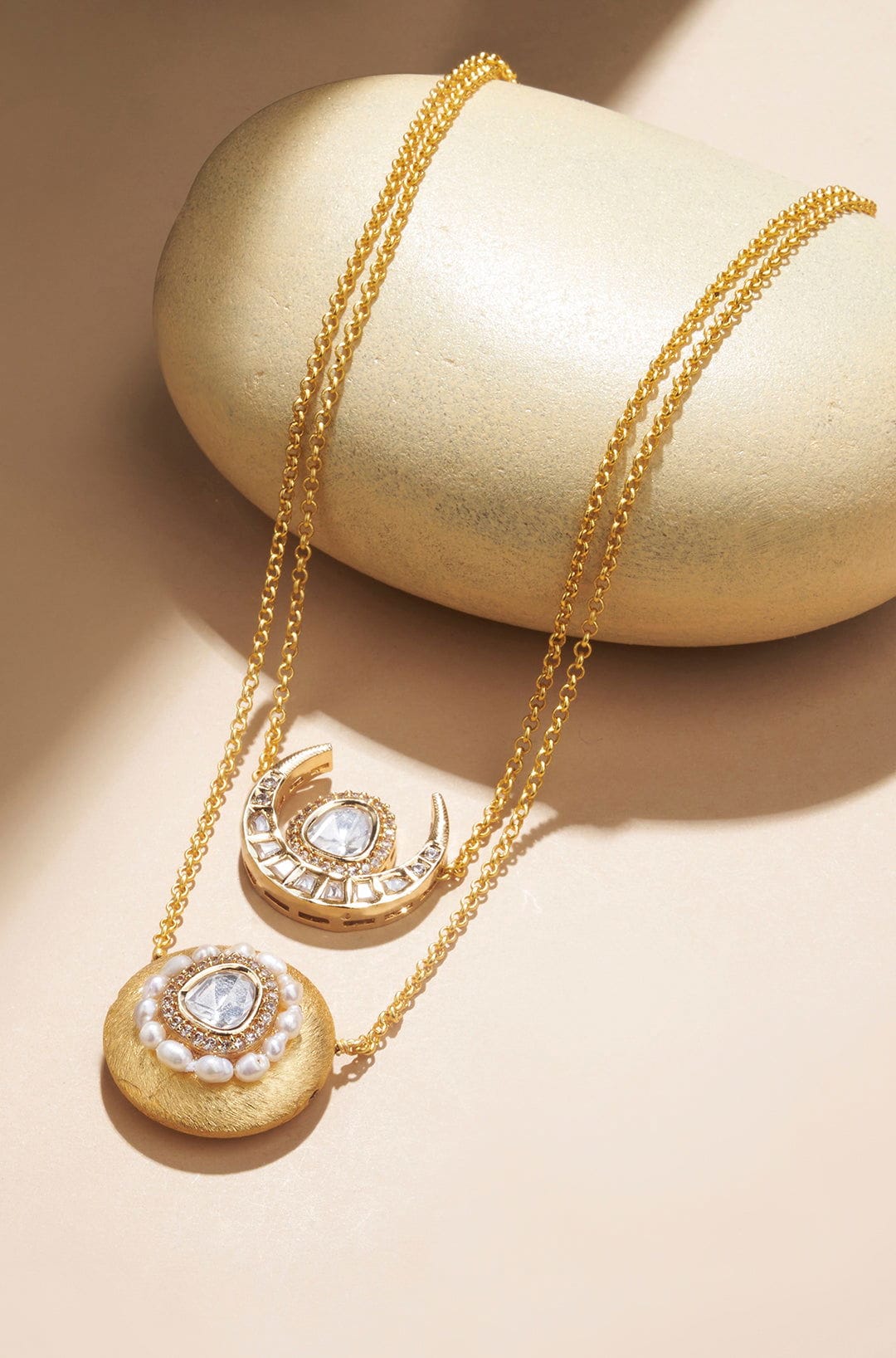 Iridescent Pearl Necklace