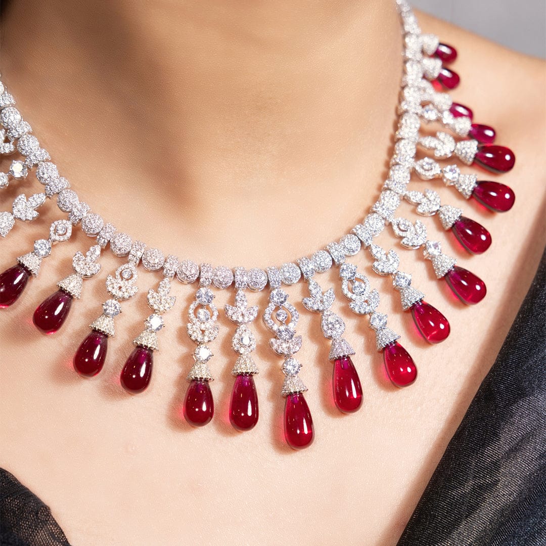 Kshirja Crystal Necklace SET - Image 3