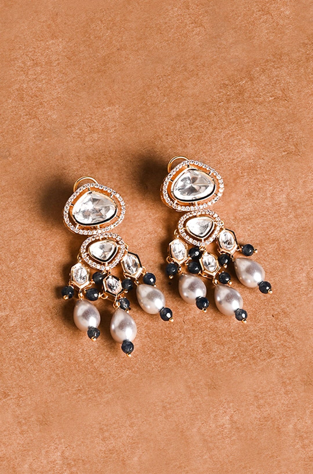 Kundan Harmony Earrings - Image 2