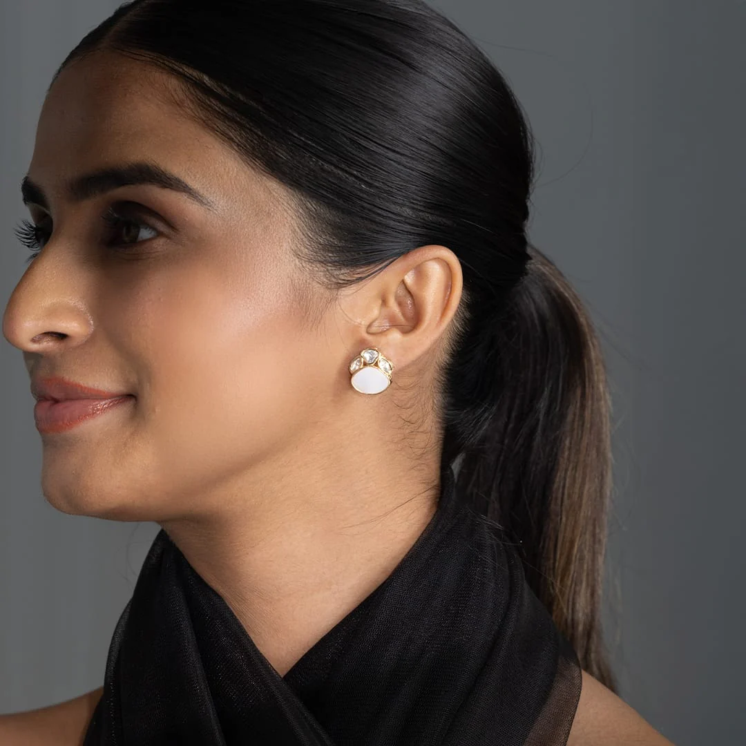 Lavika Stud Earrings - Image 2
