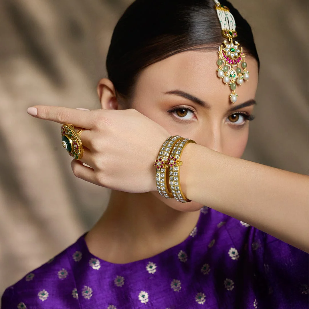 Lustre Era Stone Bangles - Image 2