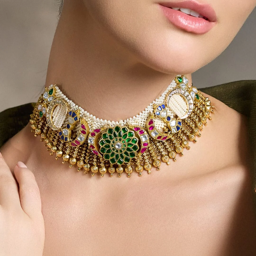 Majestic Gemwoven Splendor Necklace Set