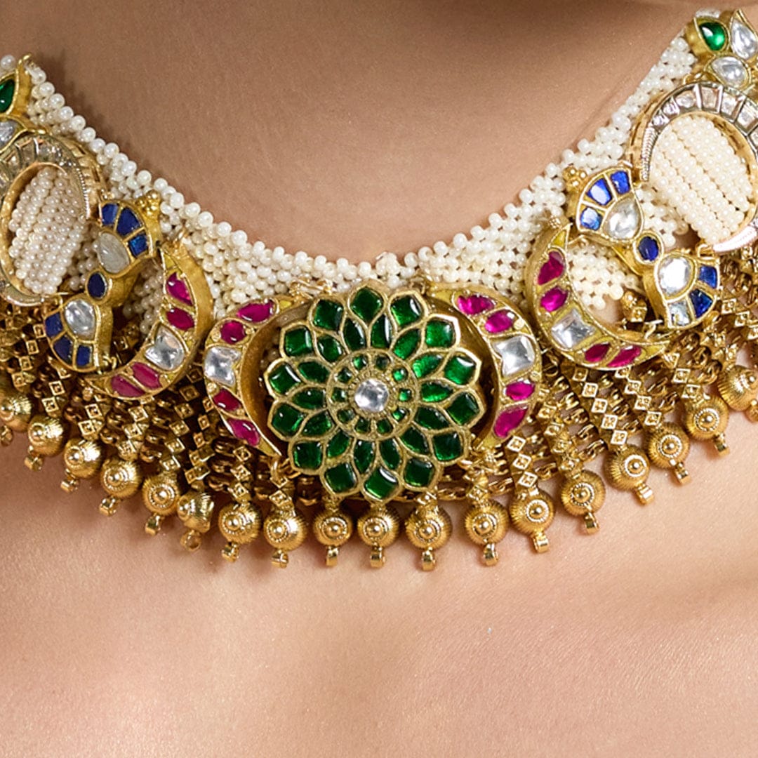 Majestic Gemwoven Splendor Necklace Set - Image 3