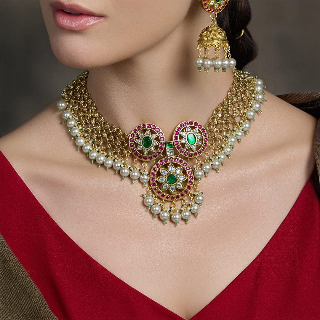 Meher Malika Bridal Necklace Set