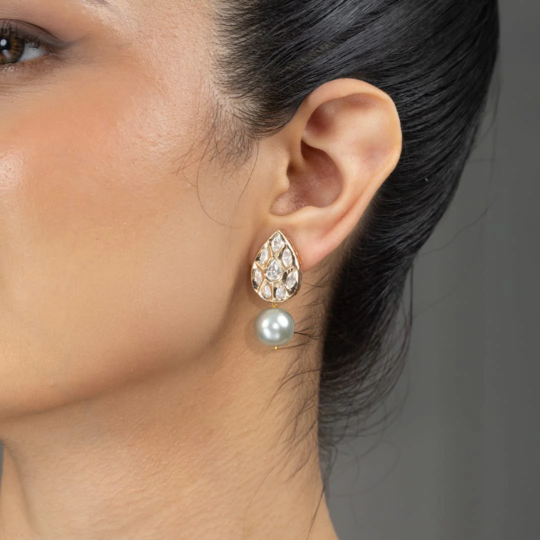 Meira Drop Earrings - Image 2