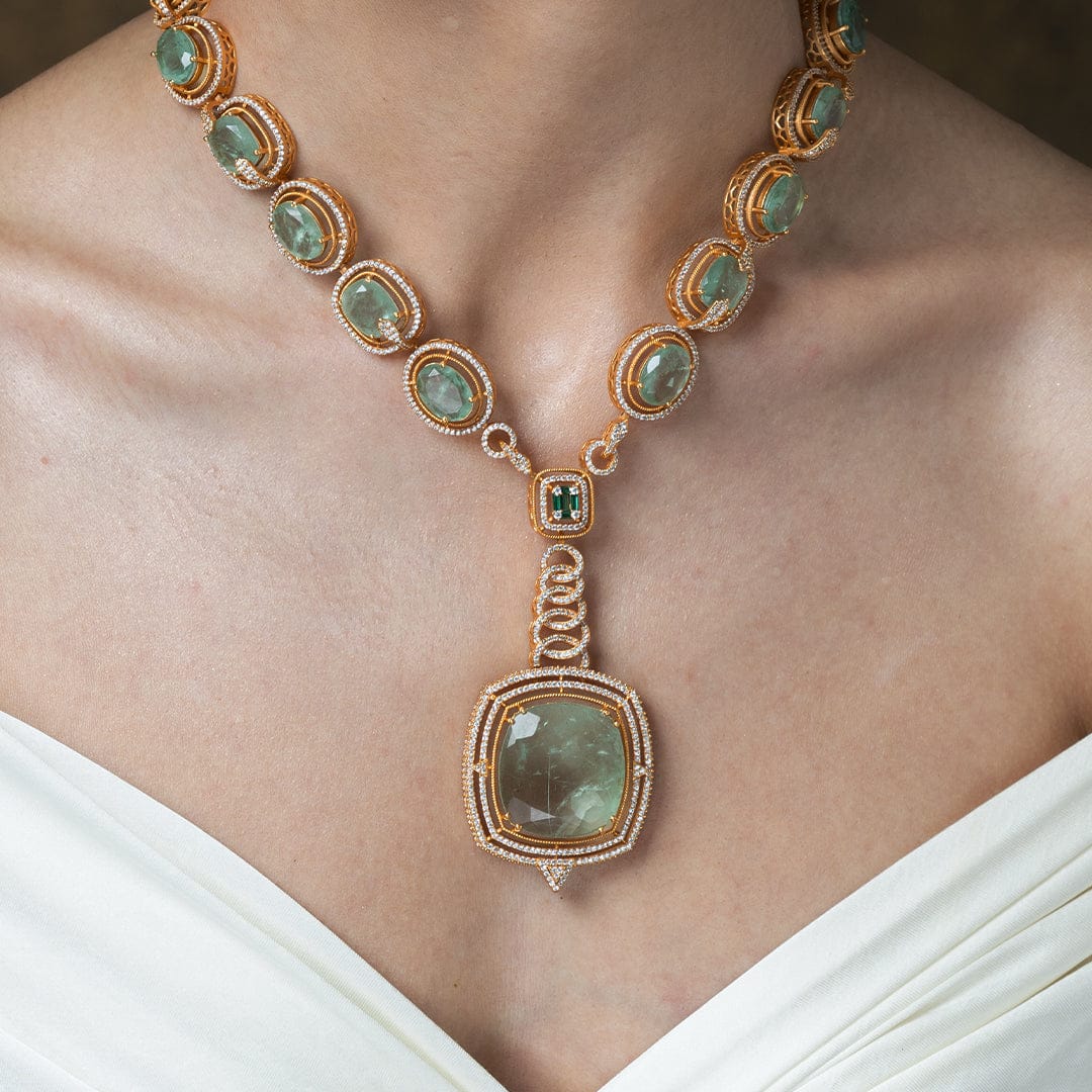 Mughal Essence Long Necklace Set - Image 2