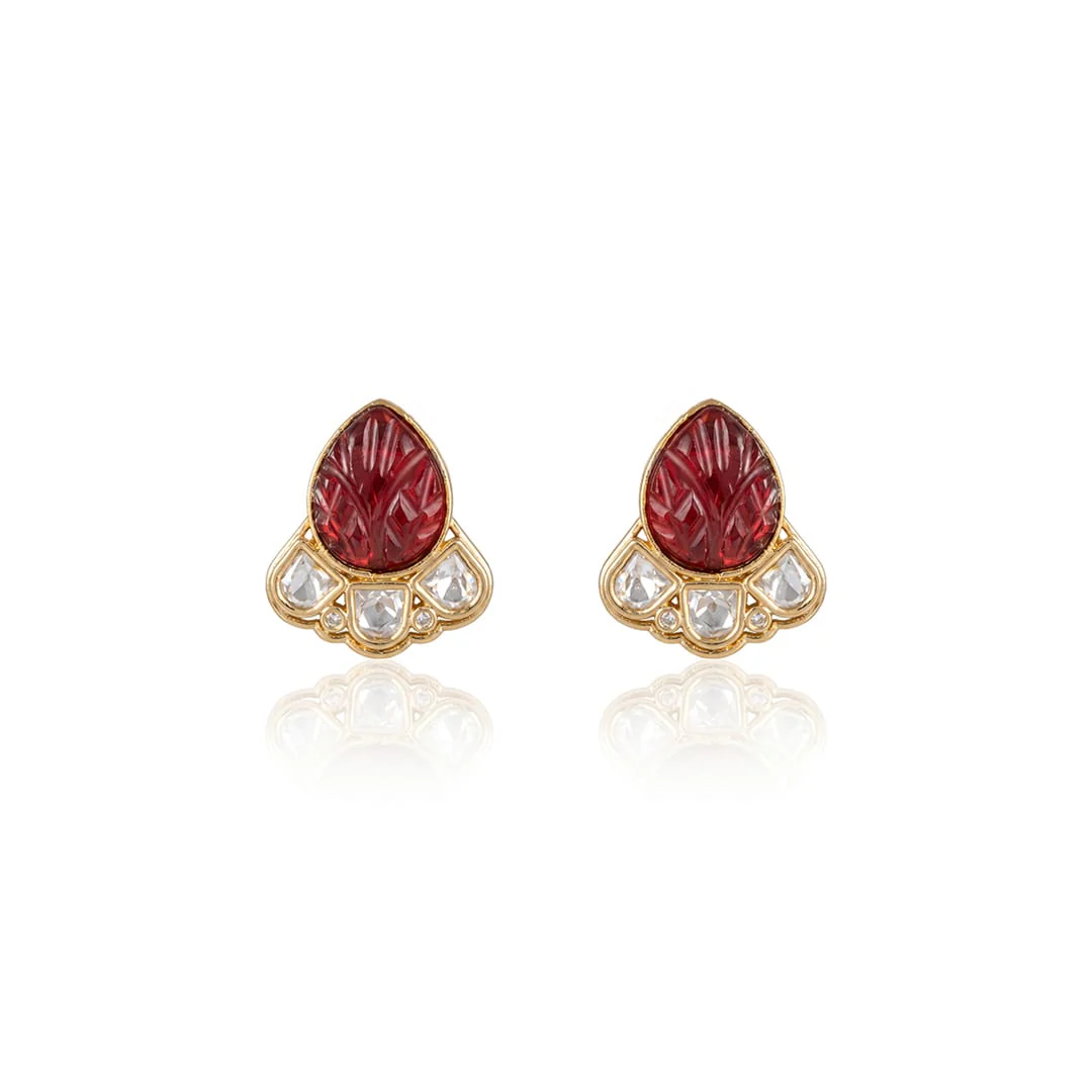 Neyara Stud Earrings - Image 2