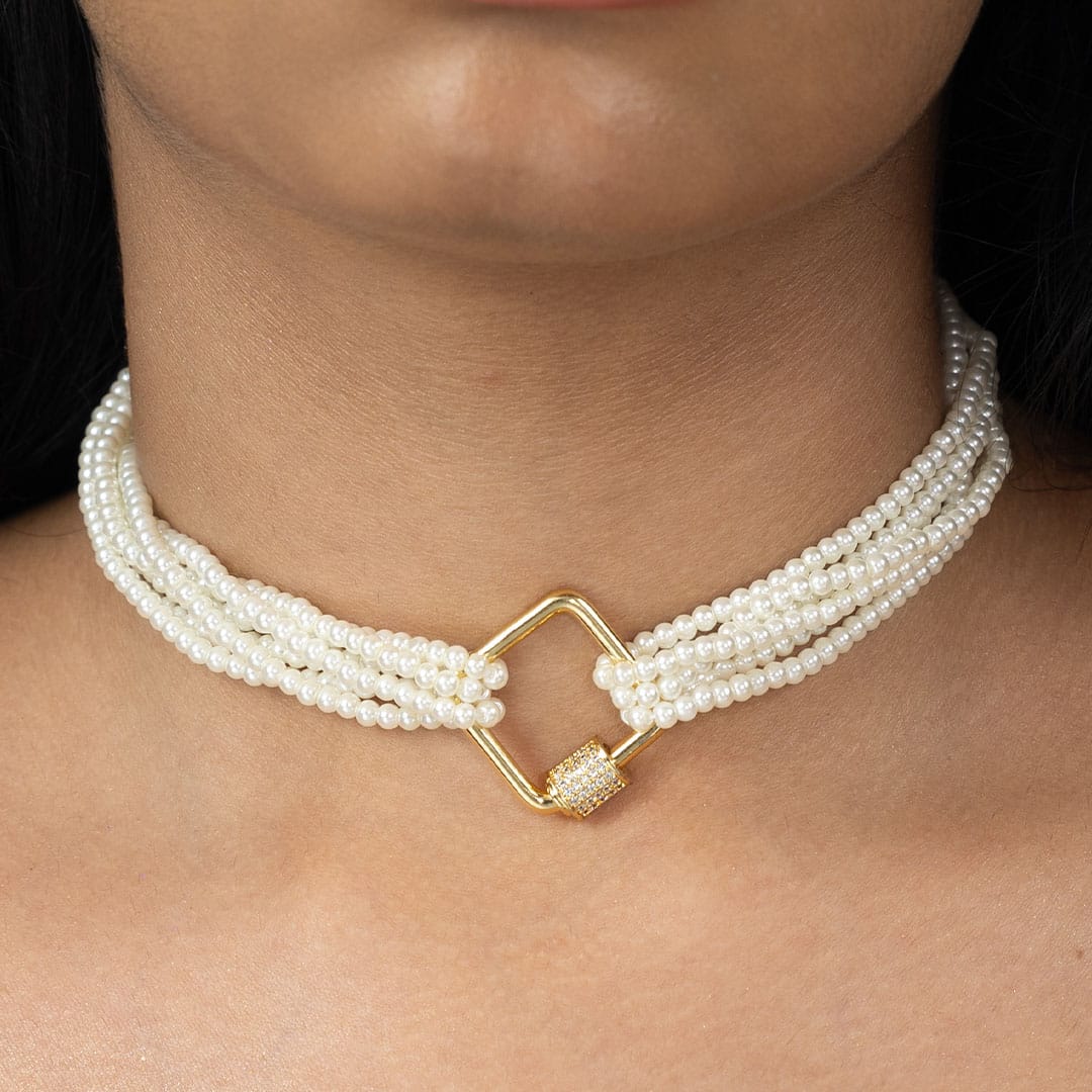 Nivika Pearl Necklace - Image 2