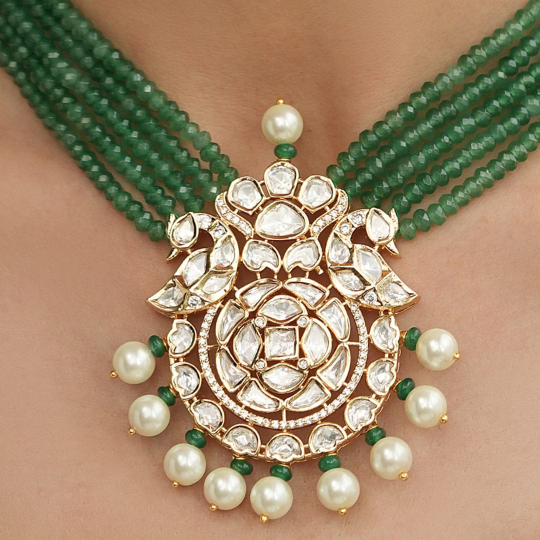 Polki Charm Beaded Set - Image 4