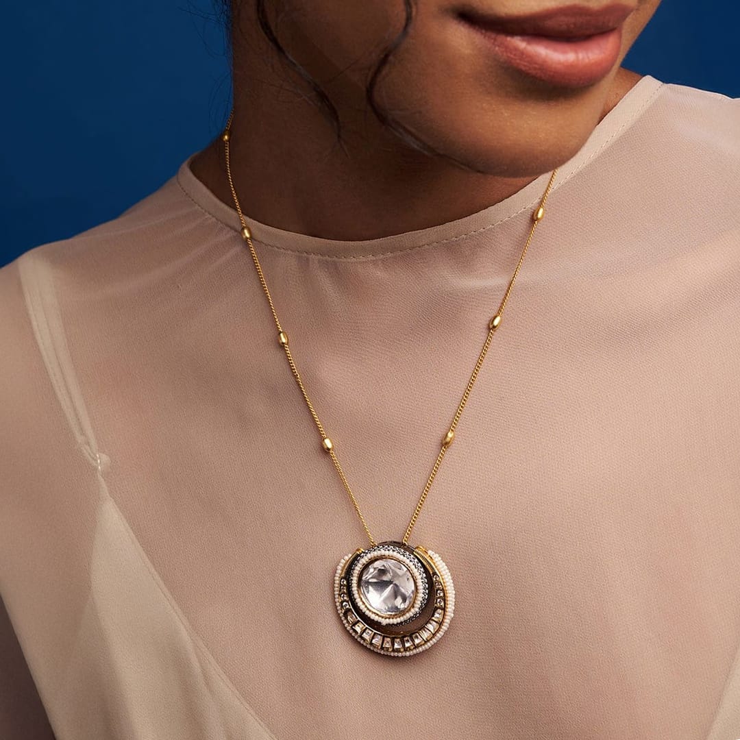 Polki Pendant Necklace