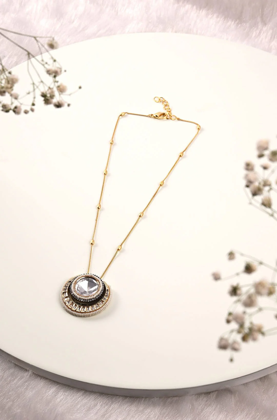 Polki Pendant Necklace - Image 2