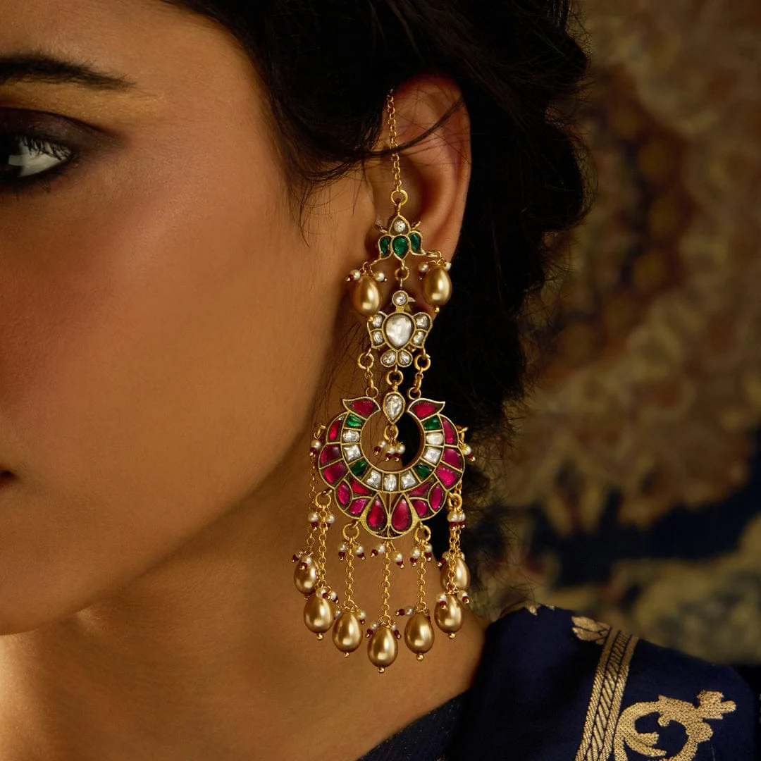 Rajwadi Grace Dangle Earring